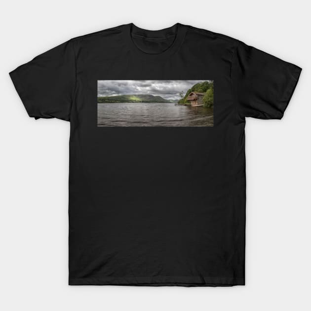 The Boathouse - Ullswater Cumbria T-Shirt by cagiva85